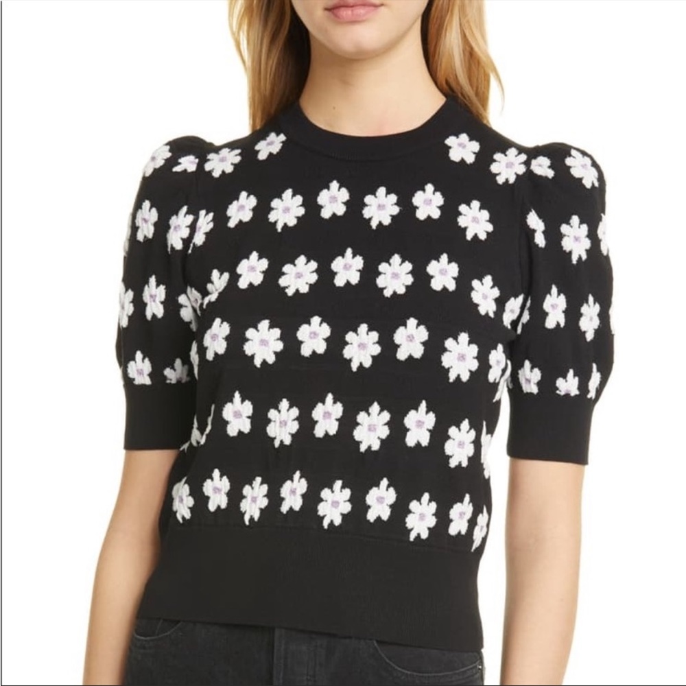 Kate Spade Marker Floral Sweater medium